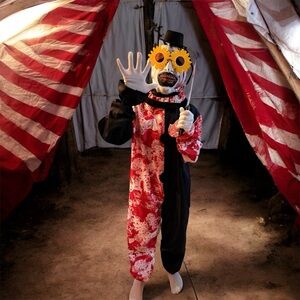 Art the clown- Terrifier kids costume- Red and Black